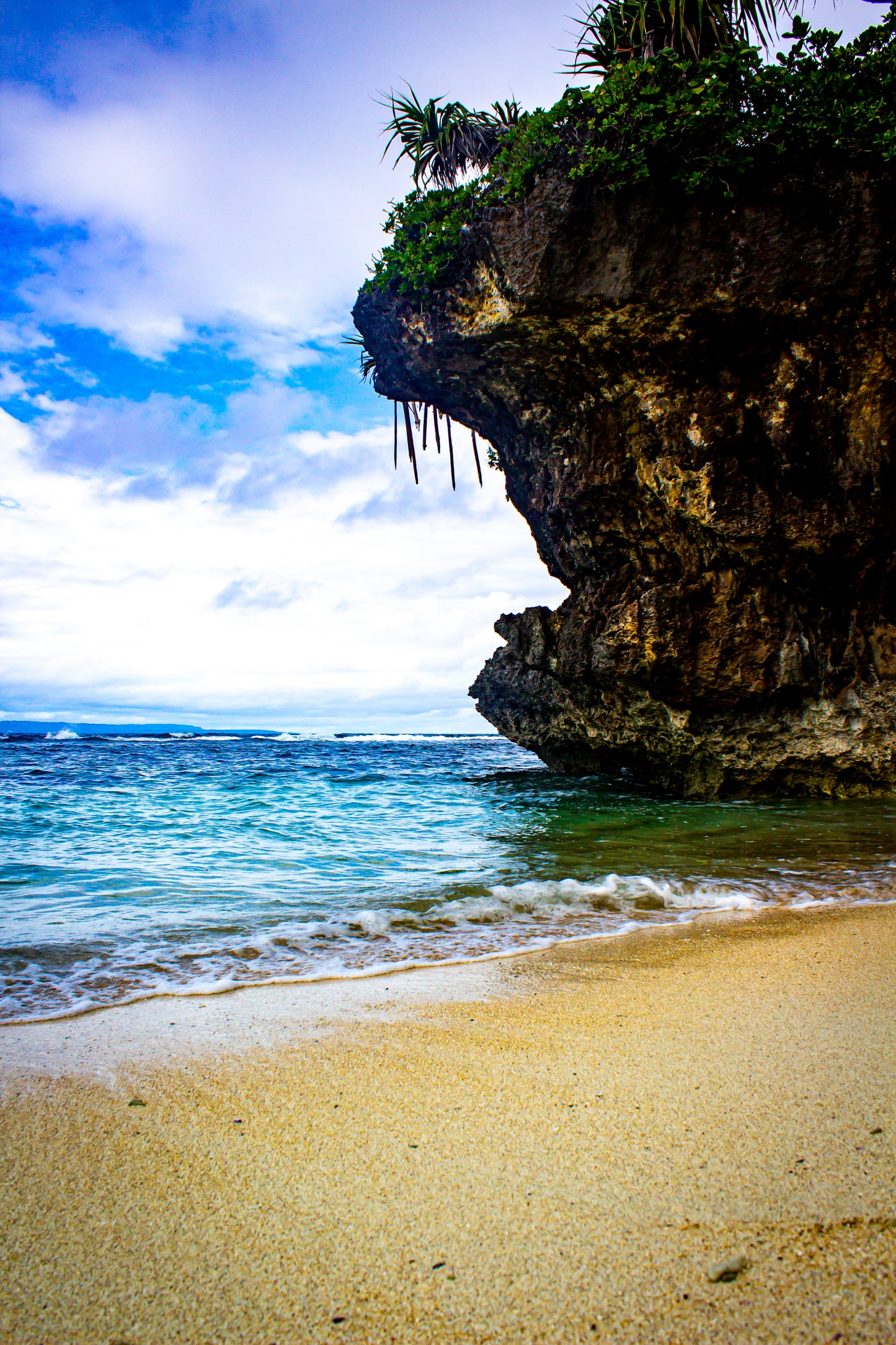 Beachside Cliff Lustre Print